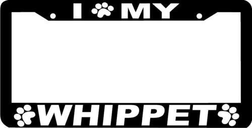 WHIPPET DOG PAW PRINT License Plate Frame - $4.49