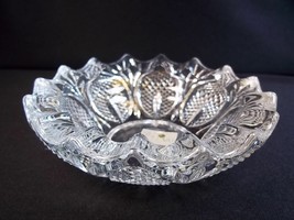 Studio Nova clear crystal pin dish bowl or ashtray Japan - $8.95