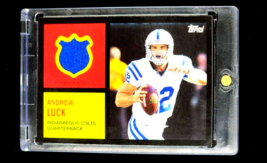 2013 Topps Archives 1962 Relic Jersey Patch #62R-AL Andrew Luck Colts 2nd Year - £6.52 GBP