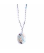 Amazonite Pendant Long Statement Necklace - $47.39 CAD