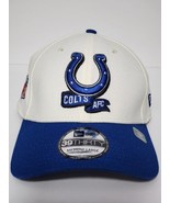 New Era Indianapolis Colts AFC 39THIRTY Cap NFL 22 Sideline Fitted Hat S... - £27.24 GBP