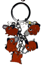 Pochita Metal Pendant Keychain Chainsaw Man - $182.29 MXN
