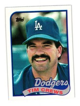 1989 Topps #22 Tim Crews Los Angeles Dodgers - £2.37 GBP