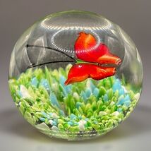 Murano Italy Paperweight Christmas Tree Gold Dust Apple Saks 5th Ave  PI... - $42.48 CAD+