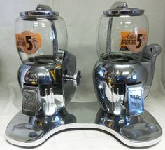 Atlas Bantam Dual 5c Peanut / Candy Dispenser Circa 1940's #2 - $1,995.00