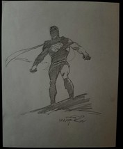 VAL MAYERIK:FAME 70,S ARTIST (SUPERMAN) SKETCH ARTSKETCH ART - $395.99