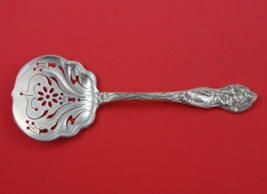 Lily by Watson Sterling Silver Cucumber Server Pierced with Flower 7 1/8&quot; - £201.63 GBP