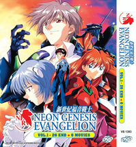 Anime Dvd Neon Genesis Evangelion VOL.1-26 End + 6 Movie English Dub + Free Ship - £27.28 GBP