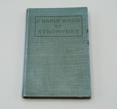 Práctico Libro Sinónimos J. B. Lippincott 1880 Invaluable Ayuda Writers - $24.73