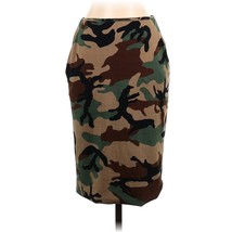 harvey faircloth H34-Sk8 Pencil Skirt Green Camo Size 4 New with tags - $883.87 MXN