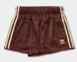 adidas Originals Pinstripe Satin Shorts Women&#39;s Lifestyle Pants AsiaFit ... - $89.91