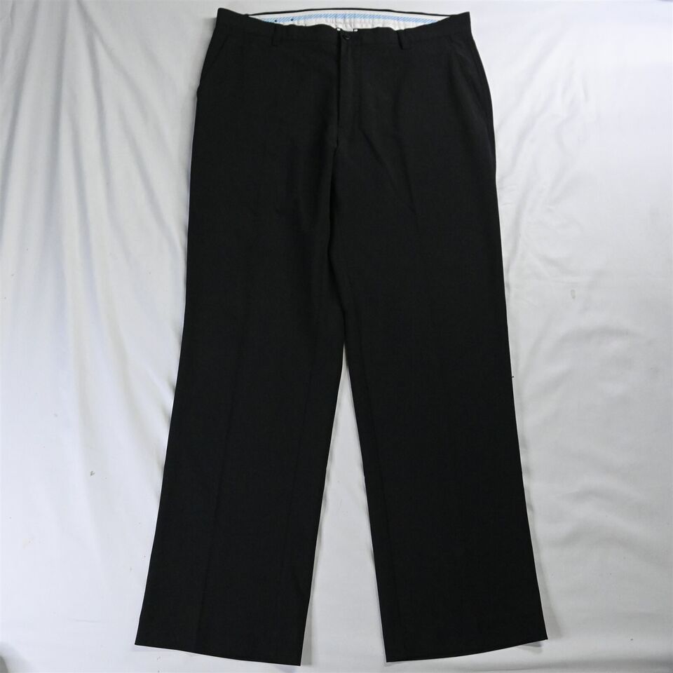 Primary image for Footjoy 38 x 32 Black Flat Front 101073 Tech Golf Dress Pants