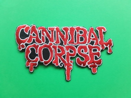 CANNIBAL CORPSE BATS HEAVY ROCK POP MUSIC BAND EMBROIDERED PATCH  - £3.89 GBP