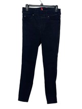Spanx Women&#39;s Jeans Ankle Skinny Pull On Denim Mid-Rise Jeggings Black Sz. Small - $39.59