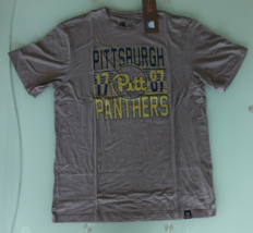 Image One NCAA Pittsburgh Panthers Mens SS T-Shirt Sz L Gray NWT - $11.88