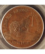Rare 1791 Sierra Leone Proof Cent PCGS PR63BN Only 400 Minted! - €697,34 EUR