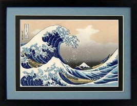 Hokusai Print Great Wave of Kanagua Framed - £49.56 GBP