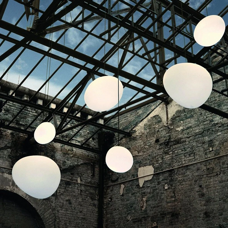 Foscarini Gregg Pendant Lamp White Bubble Glass lampshades lamp italian ... - £97.12 GBP+