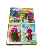 Barney VHS Lot 4 Lets Play School Sing Rhyme More Barney Songs Vintage C... - $44.49