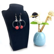 UKEBAY New Handmade Round Earrings Rubber Jewelry Women Drop Earrings Wedding Je - £6.41 GBP