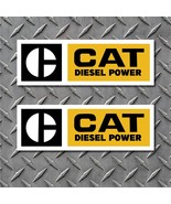 2x CAT Caterpillar Diesel Power Retro Vintage Vinyl Decal Sticker Truck ... - £3.14 GBP+