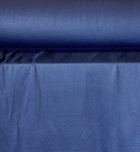 FLEECE KNIT FABRIC POLYCOTTON 64&quot; WIDE TUBULAR NAVY BLUE 9 OZS BY THE YARD - $81.93 MXN