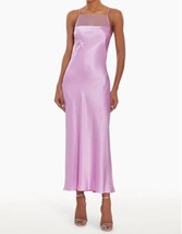 Amanda Uprichard veronica silk dress in Azalea - £198.08 GBP