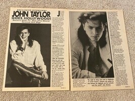 Duran Duran teen magazine pinup clipping goes to hollywood Teen Beat vin... - $2.50