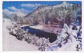 California Postcard Winter Wonderland Snow Blanketed Countryside - £1.70 GBP