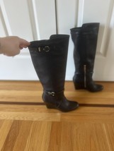 COACH platform knee high boots size 6.5 - $1,107.17 MXN