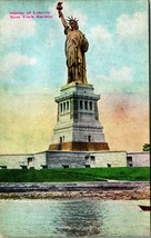 Statua Della Libertà New York Ny Nyc Unp Non Usato 1910s DB Cartolina C3 - £3.99 GBP