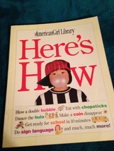 here&#39;s how american girl library booklet - £11.79 GBP
