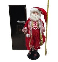Katherine's Collection Wayne Kleski Santa Claus Doll 33" Stand Original Box image 12