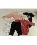Girl Clothes Size 3 Months Mixed Brands Lot Of 6 Pieces (A) - $17.64 CAD