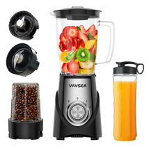1000W Smoothie Blender for Shakes and Smoothies, 3 IN1 Kitchen Personal Blenders - £59.44 GBP