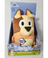 Bluey Talking Chilli Mum Mom 14&quot; Talking Plush Plush Toy 9 Phrases Theme... - £24.79 GBP