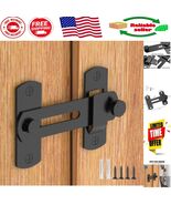 Versatile Sliding Barn Door Lock - 80° Latch for Bathroom, Pet &amp; Outdoor... - $385.67 MXN