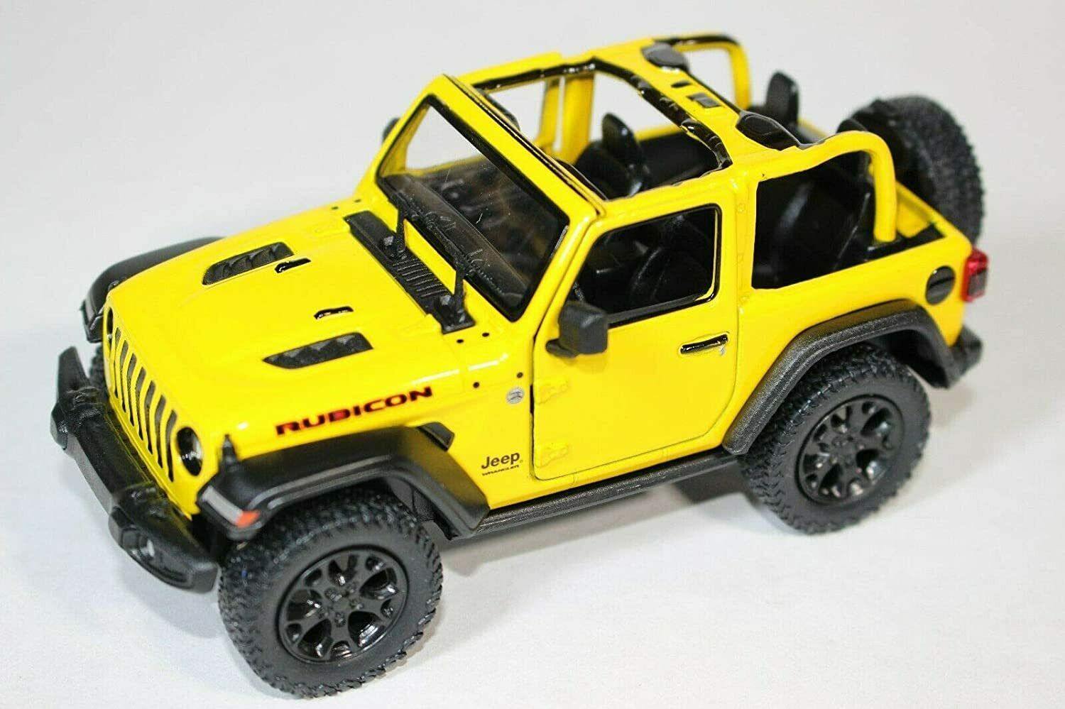 5 Inch - 2018 Jeep Wrangler Rubicon Soft Top - 1/34 Scale Diecast Model ... - $14.84
