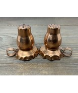 Vintage Copper Salt &amp; Pepper Shakers Oil Lamp Lantern 2.5” Tall - €12,85 EUR