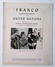 Franco Challenges The United Nations Spanish Information Bureau Sept-Oct 1947 - £117.33 GBP
