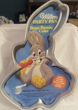 Wilton Dimensional 1978 Looney Tunes Bugs Bunny Cake Pan Bakeware Used - £21.38 GBP
