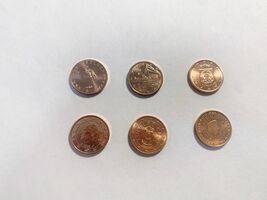 Euro 1 Cent Set – 6 Different Latvia Lithuania Estonia Finland France BU - $5.92 CAD