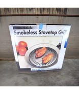 Stove Top Grill Smokeless Indoor Nonstick BBQ Griddle Pan Converts Stove... - £11.60 GBP