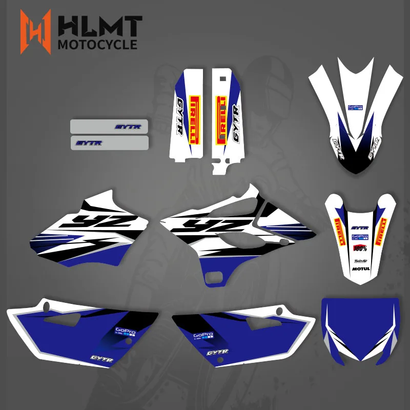 HLMTMotorcycle Sticker Decal Custom Graphics Full Background   YZ YZ85 85 85YZ 2 - $347.59