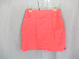 Tribal shorts skort  skirt Size 6 melon orange stretch  pull-on tennis golf - $15.63