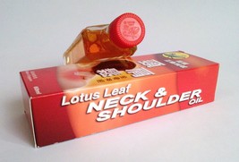 3 x Lotus Leaf Neck Shoulder Pain Relief Massage Oil 60ml Fatigue 三瓶装... - £39.78 GBP