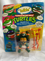 1991 Playmates Toys "MICHAELANGELO" TMNT Action Figure in Blister Pack Unpunched - $118.75