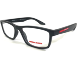 PRADA Eyeglasses Frames VPS 04P DG0-1O1 Matte Black Rectangular 54-17-145 - $158.73