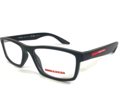 PRADA Eyeglasses Frames VPS 04P DG0-1O1 Matte Black Rectangular 54-17-145 - £124.90 GBP