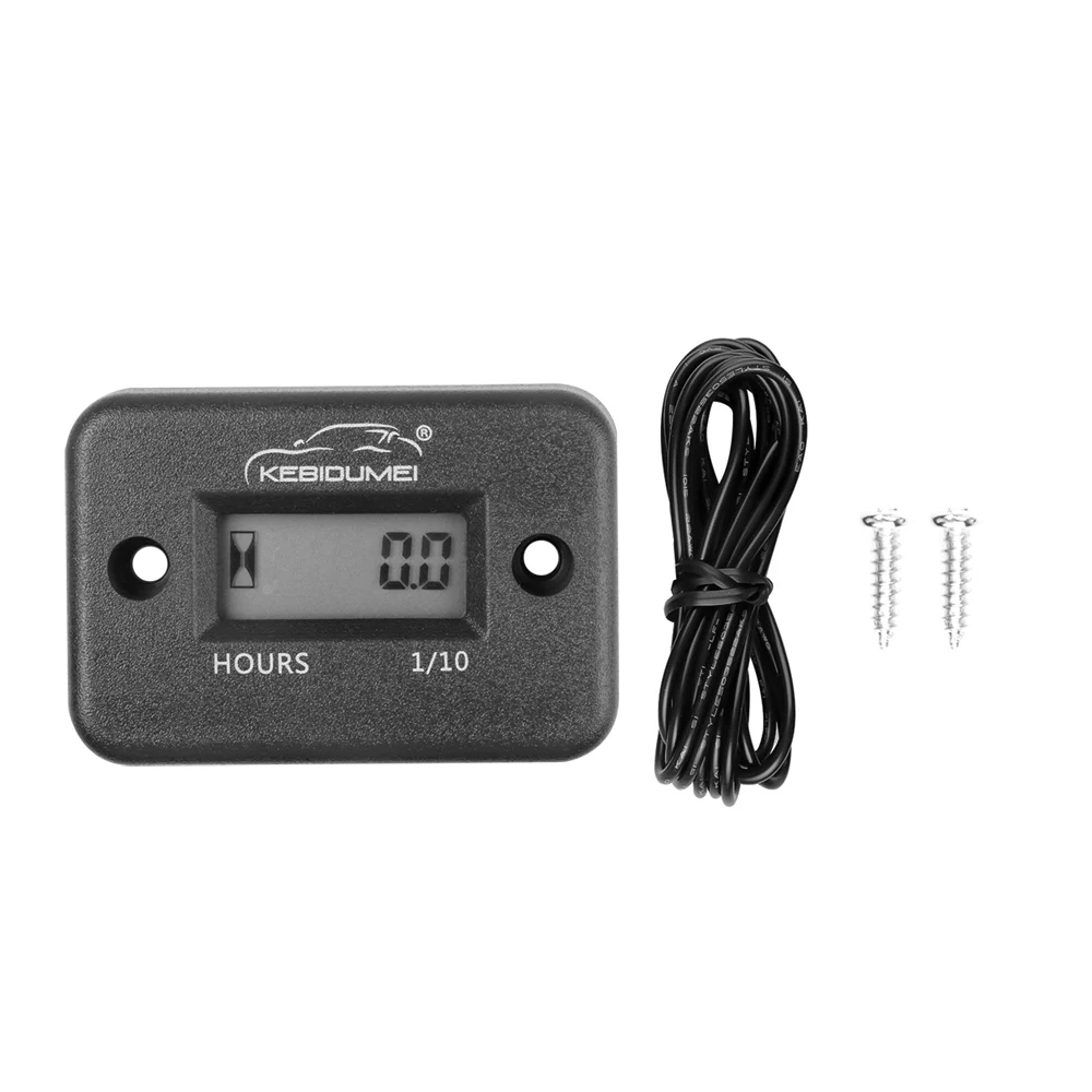 Motorcycle Hour Meter Timer Cafe Racer Digital Counter Moto Jet Ski Timer Accumu - £41.81 GBP